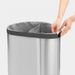 Brabantia Wasbox 55 liter Matt Steel / Dark Grey kunststof deksel