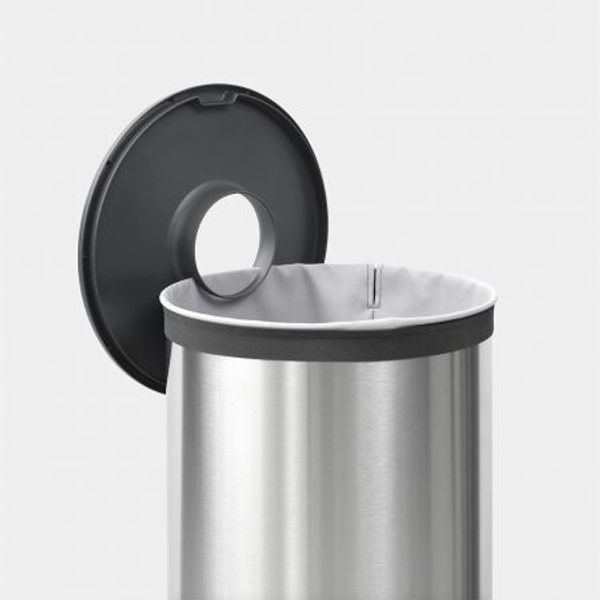 Brabantia Wasbox 60 liter Matt Steel / Dark Grey kunststof deksel