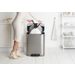 Brabantia Bo pedaalemmer 60 liter met kunststof binnenemmer Matt Steel Fingerprint Proof