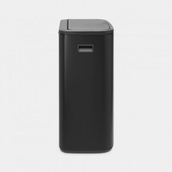 Brabantia Bo Touch Bin afvalemmer 60 liter met kunststof binnenemmer Matt Black