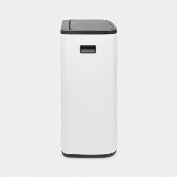 Brabantia Bo Touch Bin afvalemmer 2 x 30 liter met 2 kunststof binnenemmers White