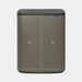 Brabantia Bo Touch Bin afvalemmer 2 x 30 liter met 2 kunststof binnenemmers Platinum