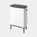 Brabantia Bo Touch Bin Hi afvalemmer 60 liter met kunststof binnenemmer White