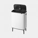 Brabantia Bo Touch Bin Hi afvalemmer 60 liter met kunststof binnenemmer White