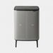 Brabantia Bo Touch Bin Hi afvalemmer 2 x 30 liter Mineral Concrete Grey