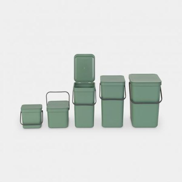 Brabantia Sort & Go afvalemmer 12 liter Fir Green