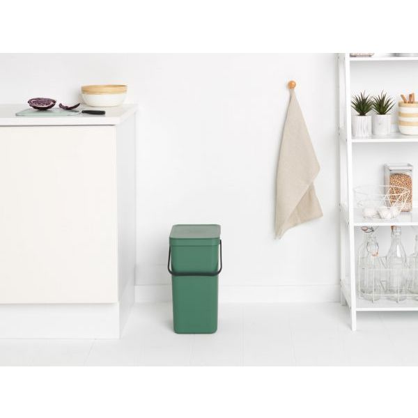 Brabantia Sort & Go afvalemmer 16 liter Fir Green