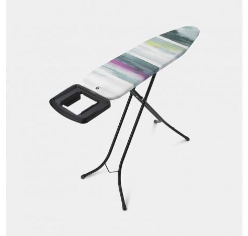 Table à repasser A 110x30cm avec repose-fer solide  Black 22 - Morning Breeze  Brabantia