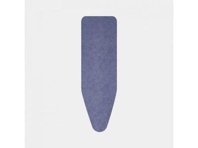 Strijkplankhoes B 124x38cm 2mm Schuim  Katoen - Denim Blue