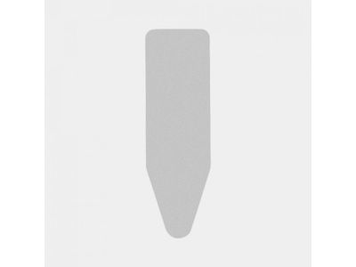 Strijkplankhoes B 124x38cm 4mm schuim/4mm viltlaag Siliconen - Metallic