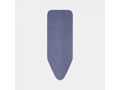 Strijkplankhoes C 124x45cm 2mm Schuim Katoen - Denim Blue