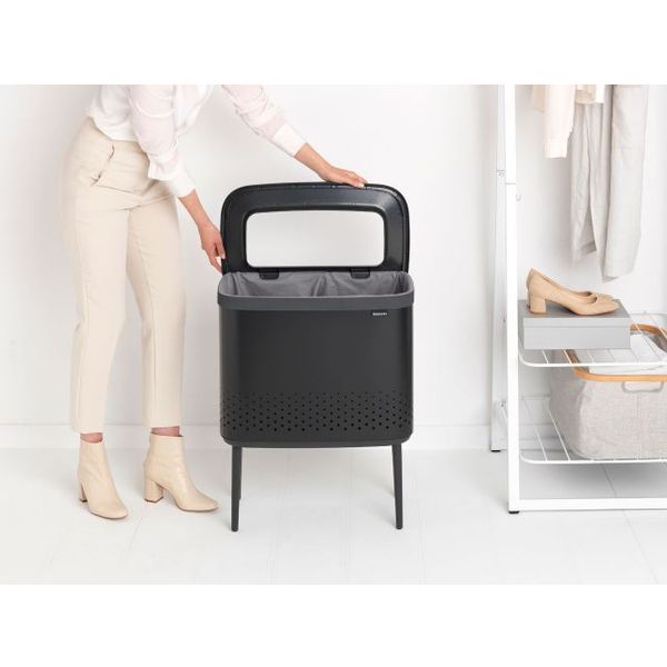 Brabantia Bo wasbox 60 liter Matt Black