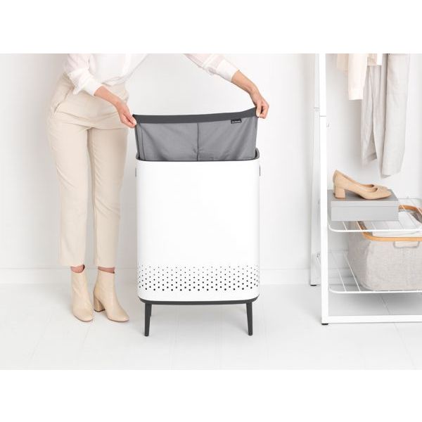 Brabantia Bo Hi wasbox 2x 45 liter White