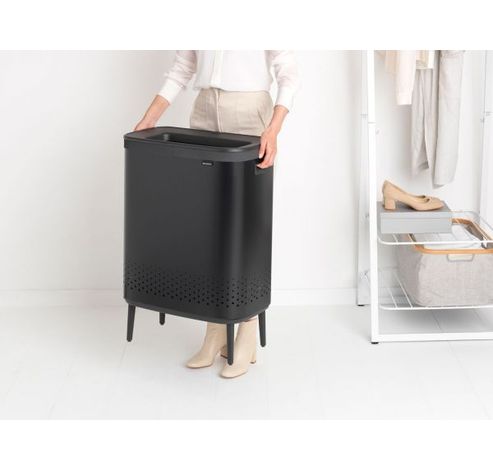 Bo Hi wasbox 2x 45 liter Matt Black  Brabantia