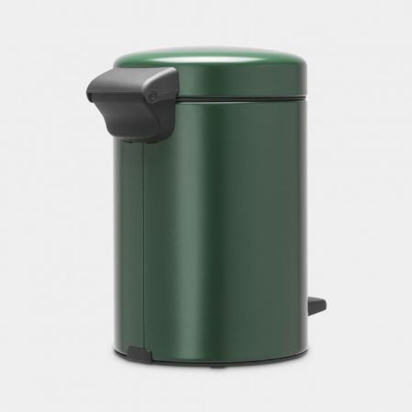 Brabantia newIcon pedaalemmer 3 liter met kunststof binnenemmer Pine Green