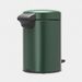 Brabantia newIcon pedaalemmer 3 liter met kunststof binnenemmer Pine Green