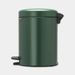 Brabantia newIcon pedaalemmer 5 liter met kunststof binnenemmer Pine Green