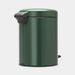 Brabantia newIcon pedaalemmer 5 liter met kunststof binnenemmer Pine Green