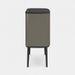 Brabantia Bo Touch Bin afvalemmer 3 x 11 liter met 3 kunststof binnenemmers Platinum