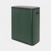 Brabantia Bo Touch Bin afvalemmer 60 liter met kunststof binnenemmer Pine Green