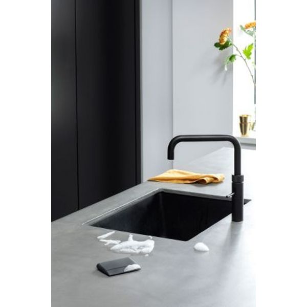 Brabantia Sink Side bordenschraper siliconen Dark Grey