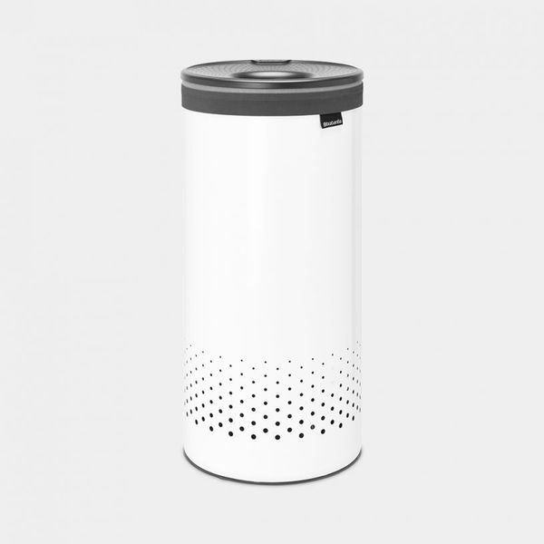 Brabantia Wasbox 35 liter White / Dark Grey kunststof deksel