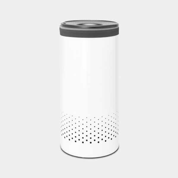 Brabantia Wasbox 35 liter White / Dark Grey kunststof deksel