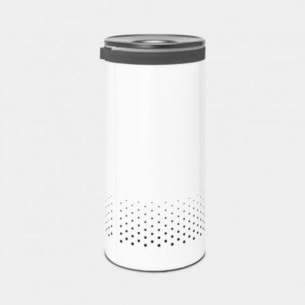 Brabantia Wasbox 35 liter White / Dark Grey kunststof deksel