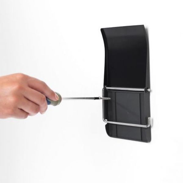 Brabantia ReNew toiletrolhouder met klep Matt Black