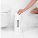 Brabantia ReNew toiletaccessoires, set van 3 - toiletborstel met houder, toiletrolhouder en reserverolhouder White