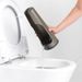 Brabantia ReNew toiletaccessoires, set van 3 - toiletborstel met houder, toiletrolhouder en reserverolhouder Platinum