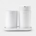 Brabantia ReNew badkameraccessoires, set van 3 - zeeppomp, tandenborstelhouder en schaal White