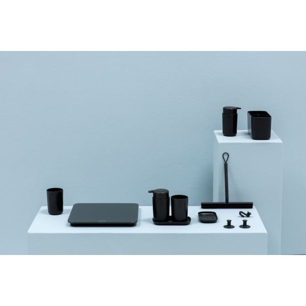 Brabantia ReNew douchewisser met deurhaak Dark Grey