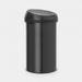 Brabantia Touch Bin afvalemmer 60 liter Matt Black