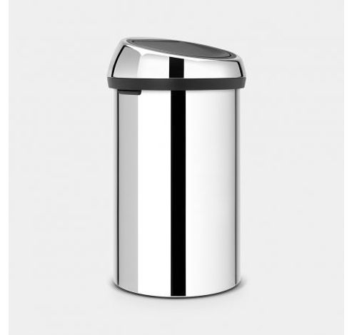 Touch Bin afvalemmer 60 liter Brilliant Steel  Brabantia