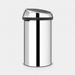 Brabantia Touch Bin afvalemmer 60 liter Brilliant Steel