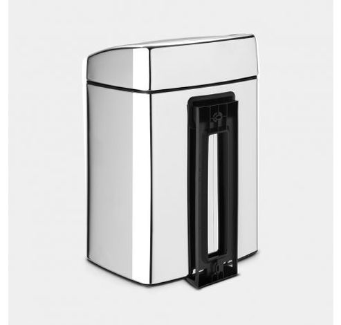 Touch Bin poubelle murale 10 litres avec seau intérieur synthétique Brilliant Steel  Brabantia