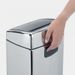 Brabantia Touch Bin wandafvalemmer 10 liter met kunststof binnenemmer Brilliant Steel