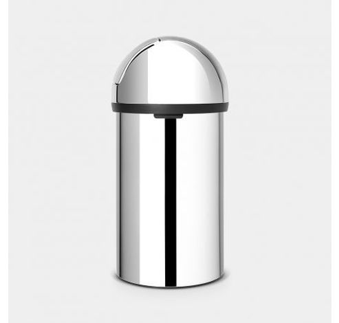 Push Bin poubelle 60 litres Brilliant Steel  Brabantia