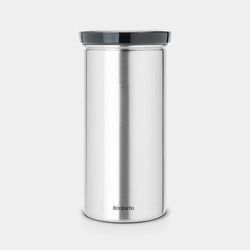 Brabantia Voorraadbus voor 18 koffiepads Matt Steel Fingerprint Proof / Grey