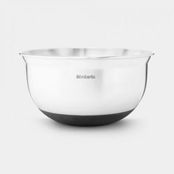 Brabantia Profile Mengkom met antislip bodem 1,0L - Matt Steel / Black