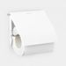 Brabantia ReNew toiletrolhouder met klep White