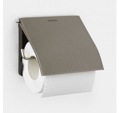 ReNew toiletrolhouder met klep Platinum  Brabantia