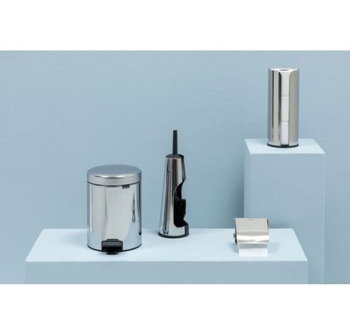 ReNew toiletrolhouder met klep Brilliant Steel  Brabantia