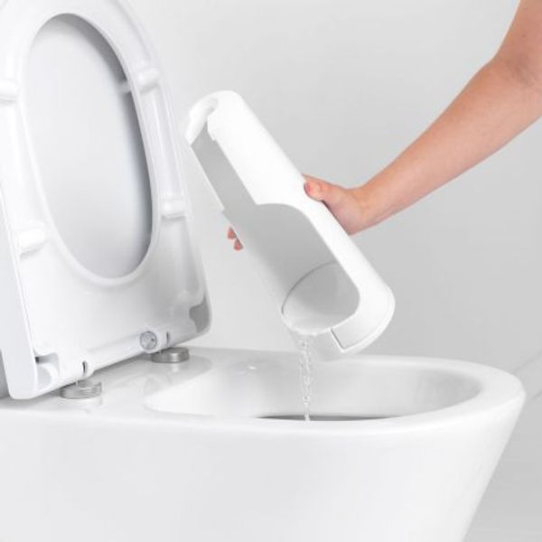 Brabantia ReNew toiletborstel met houder White