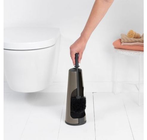 ReNew brosse toilette avec support Platinum  Brabantia