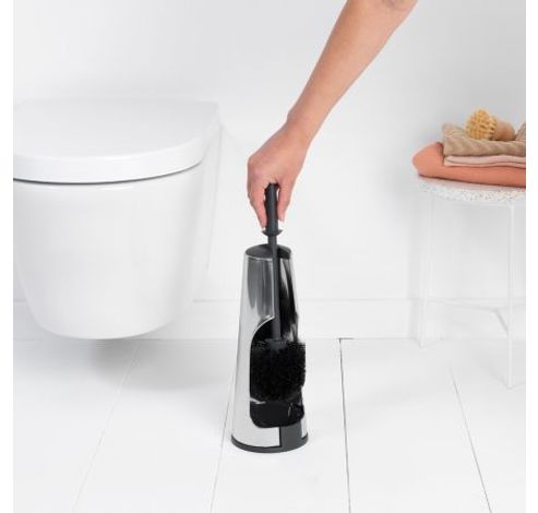 ReNew brosse toilette avec support Brilliant Steel  Brabantia