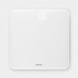 Brabantia ReNew personenweegschaal, op batterijen White 