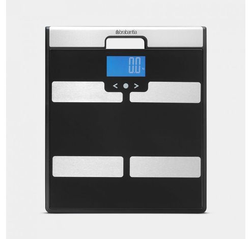 Personenweegschaal Body Analysis, op batterijen Black  Brabantia