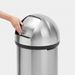 Brabantia Push Bin afvalemmer 60 liter Matt Steel